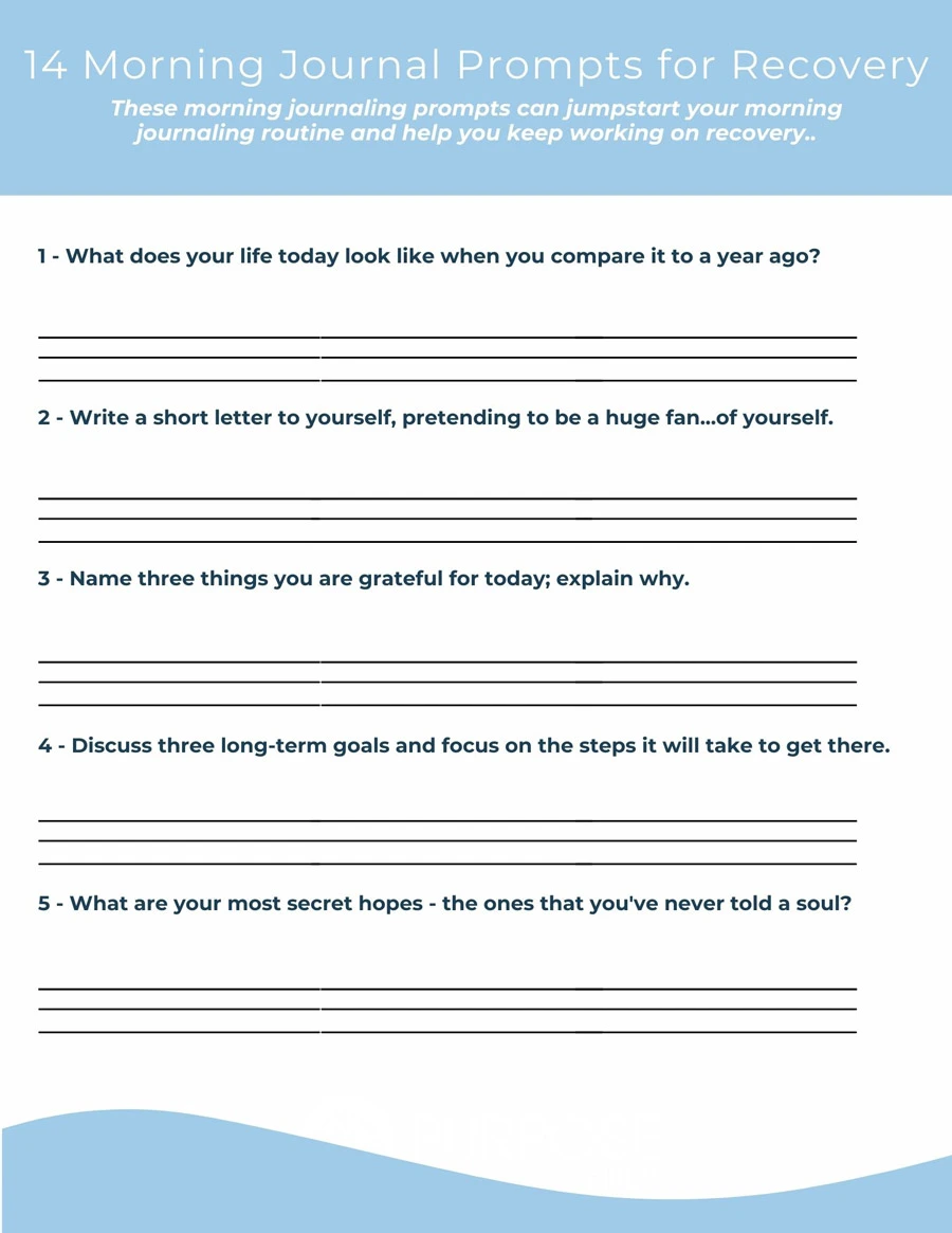 Morning Journal Prompts for Gratitude