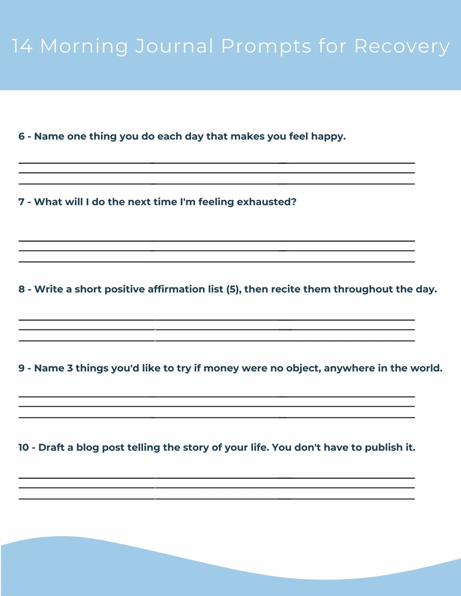 Morning Journal Prompts for Gratitude
