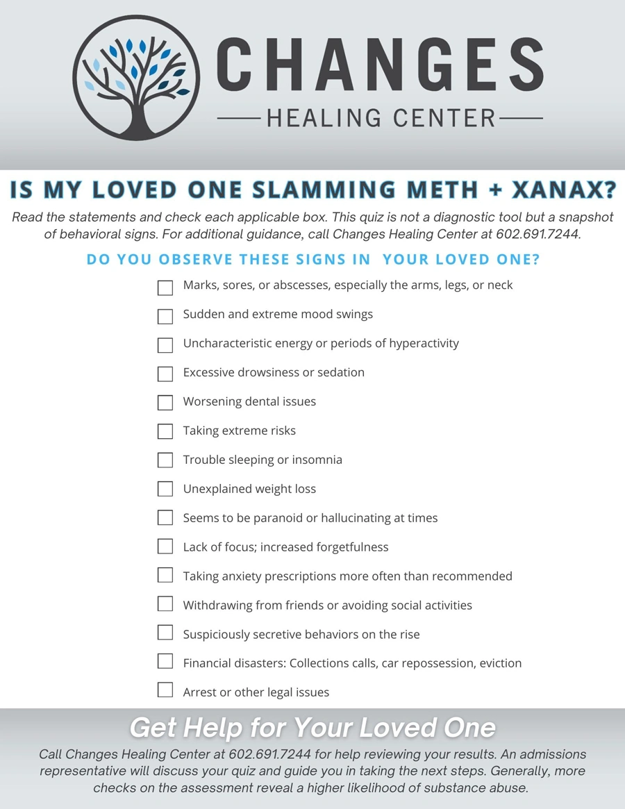 Signs of Slamming Xanax and Meth - Changes Healing Center